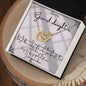 To My Grand Daughter | Interlocking Hearts Necklace | Any Occasion