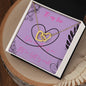 To My Love | Interlocking Heart Necklace | Any Occasion